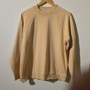 Fabletics Womens Tan Crewneck Sweater